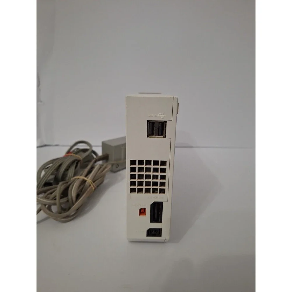 Nintendo Wii Console Only RVL-001 Gamecube Backwards Compatible+ Power  TESTED